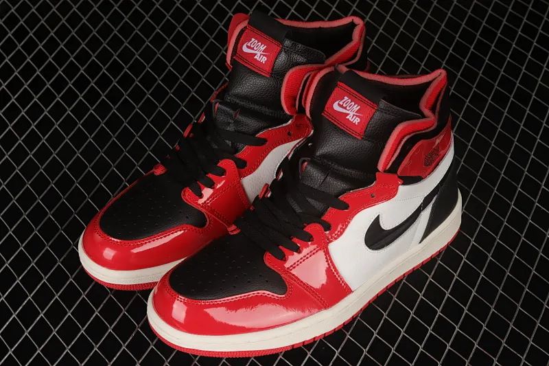 All categories Air Jordan Jordan series basketball shoes Air Jordan 1 High Air Jordan 1 Zoom CMFT AJ1 Joe 1 Chicago white and red color CT0979-610